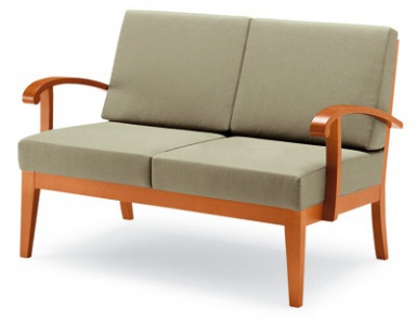 Двухместный диван с подлокотниками, Calligaris