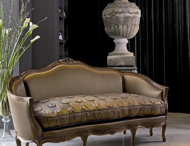 Двухместный диван с фигурной спинкой, Salda