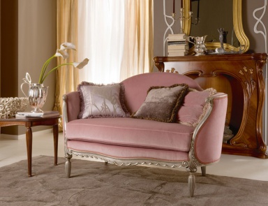 Двухместный диван Liberty на высоких ножках, Medea