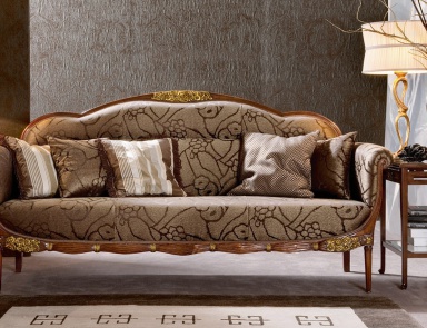 Трехместный диван Liberty в текстильной обивке, Medea