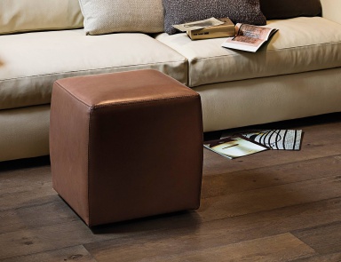 Пуф с обивкой из текстильной ткани Cubo, Arketipo