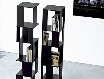 Стеллаж книжный на каркасе из дерева Cubic, Bonaldo (стеллаж, полка для библиотеки, италия)