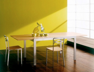 Стол обеденный раздвижной на металлическом каркасе Hero, Bontempi Casa