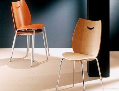 Стул штабелируемый на стальном каркасе Indy, Bontempi Casa