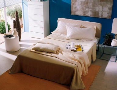 Диван-кровать односпальный обитый тканью Kuk, Bontempi Casa