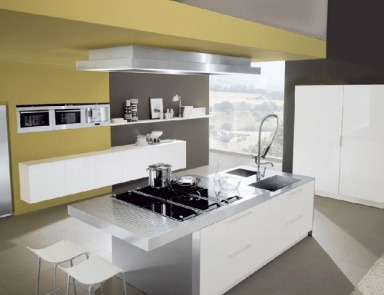 Кухня с фасадом из МДФ или пластика Materia Segesta, Bontempi Casa