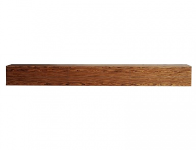 Навесная тумба с отделкой из шпона древесины Wiwa2, Rattan Wood