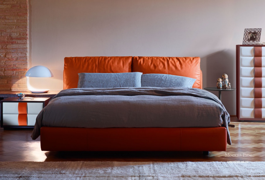 Двуспальная кровать Massimosistema Bed, Poltrona Frau