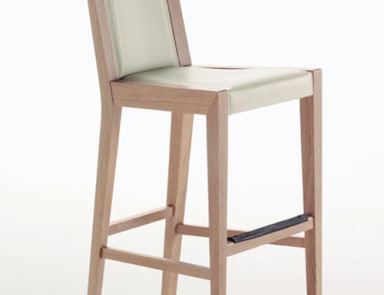 Барный стул в кожаной обивке, Potocco