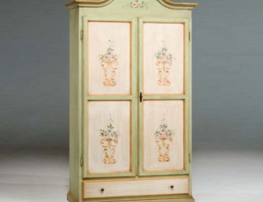 Шкаф платяной на каркасе из массива дерева 5225, BTC (мебель в стиле кантри, деревенский стиль)