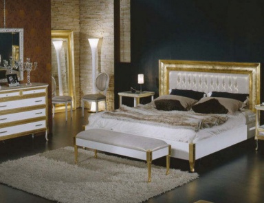 Спальня на каркасе из массива дерева 524/S/25 / 6000K/25 / 6007 / 4114/25 / 6001/25 / 6002/25, Bakokko