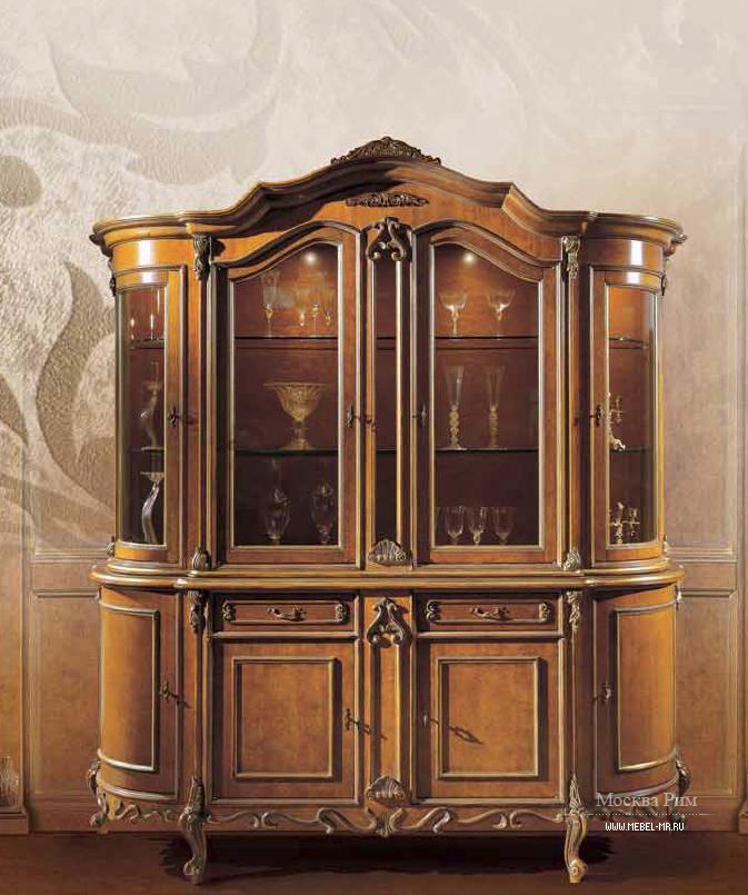Деревянная витрина с застекленным фасадом Cignani, Angelo Cappellini