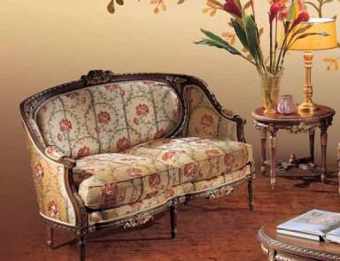 Двухместный диван на высоких ножках, Angelo Cappellini