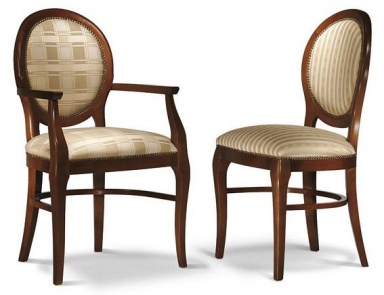 Стул с круглой спинкой, Bakokko (стул с подлокотниками)