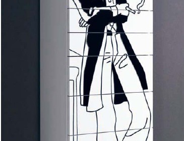 Шкаф дизайнерский на высоких ножках - Capo D' Opera