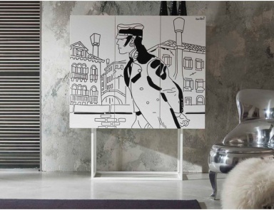 Шкаф дизайнерский на высоких ножках - Capo D' Opera