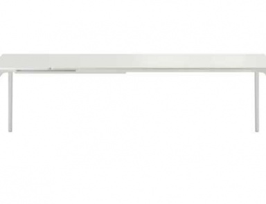 Стол с каркасом из алюминия и столешницей дерева или ламината Tec, Alias