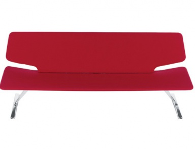 Диван с сиденьем и спинкой из полиуретана и обивкой из текстильной ткани TT3, Alias