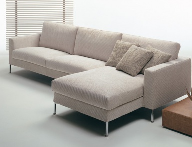 Диван секционный обитый кожей или тканью, Bob, Bodema