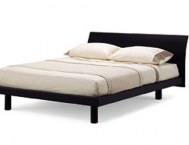 Двуспальная кровать на лакированном каркасе, Calligaris