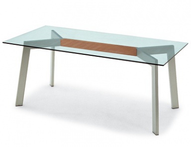 Обеденный стол на металлических ножках, Calligaris