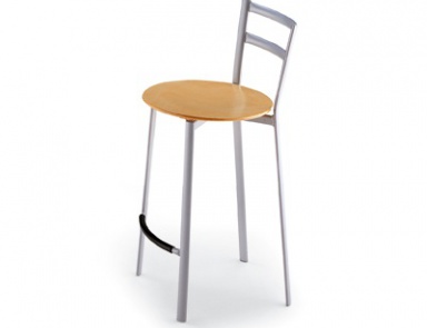 Барный стул на металлических ножках, Calligaris (итальянский барный стул)