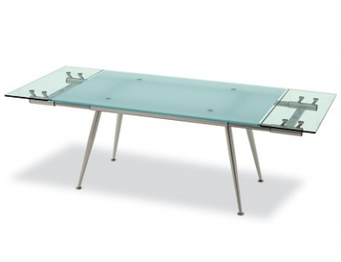 Стол обеденный со стеклянной столешницей, Calligaris
