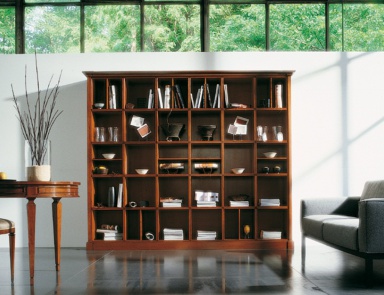 Стеллаж с корпусом из вишни, Annibale Colombo