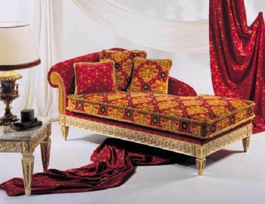 Кушетка в текстильной обивке, Caspani Tino