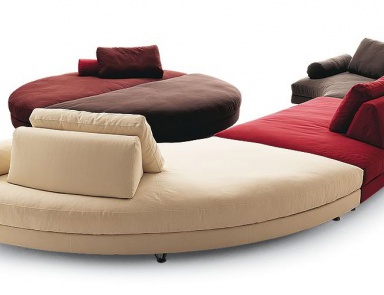 Диван трехцветный Fly, Bosal (белый диван)