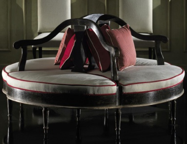 Круглый диван с жесткой спинкой, Vittorio Grifoni