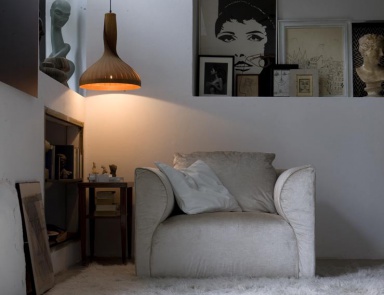 Кресло в текстильной обивке, L'Officina