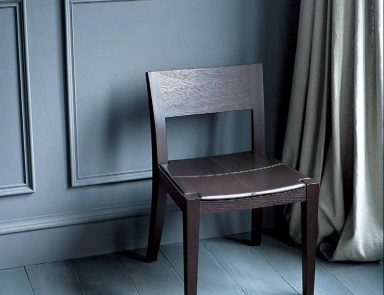 Стул из дуба обитый кожей Ida, Casamilano