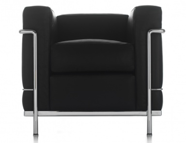 Кресло LC2 на стальном каркасе LC2, Cassina