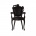 Стул с подлокотниками Smoke Dining Armchair