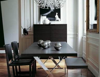 Письменный стол на металлическом каркасе, Max - Maxalto