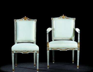 Стул в текстильной обивке, Massant