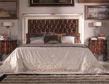 Двуспальная кровать с высоким изголовьем, Palmobili