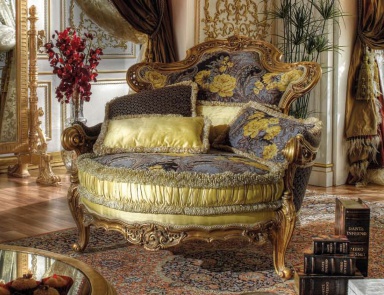Кресло Faby фабрики Asnaghi Interiors (мягкая мебель барокко, рококо)