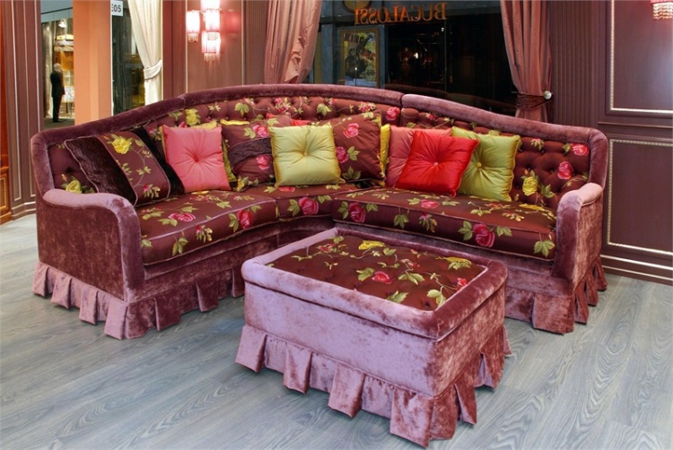 Угловой диван на "скрытом" каркасе Hilton, Bucalossi Nello Arreda