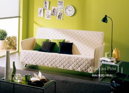 Диван-кровать на каркасе из металла обитый тканью Nalin, Bontempi Casa