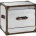 Стол Howard Steel & Leather Side Table