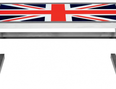 Столешница прямоугольной формы, Cunningham Union Jack Desk - Andrew Martin (стол, стул для гостиной, италия)