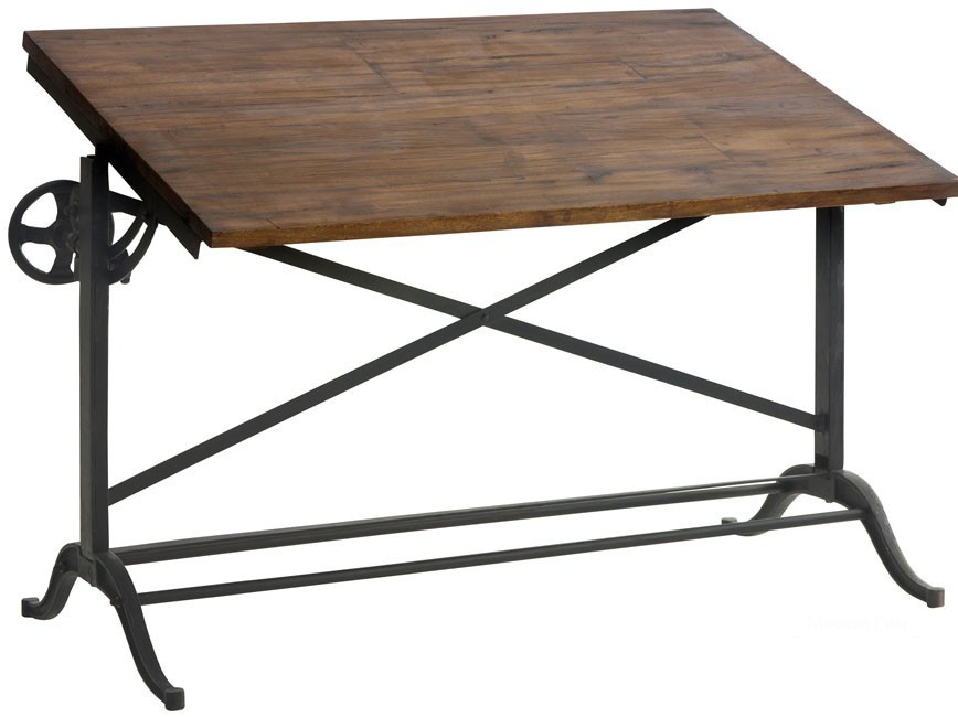 Стол на высоких ножках, Draftsman Iron Desk - Andrew Martin