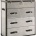 Комод Steel Brown Chest Of Drawers