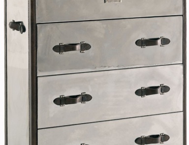 Комод с выдвижными ящиками, Steel Brown Chest Of Drawers - Andrew Martin