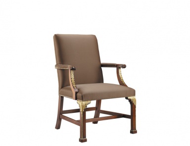 Стул  Square Back Arm Chair, Baker (стул с подлокотниками)