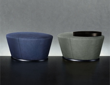 Пуф обитый кожей или тканью Ellis, Giorgetti