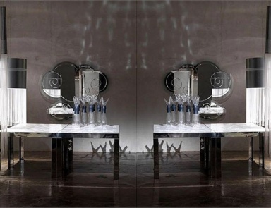 Стол обеденный на стальном каркасе Lul, Mussi