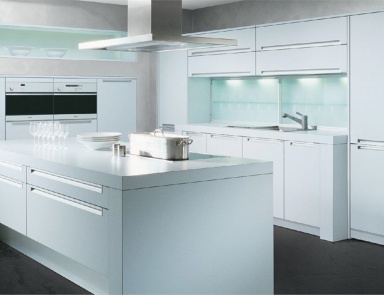 Кухня (гарнитур для кухни), Linea light blue - Allmilmoe